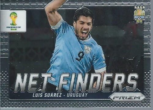 Panini Prizm World Cup Brazil 2014 Net Finder # 24 Luis Suarez Uruguay