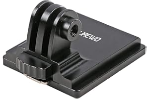 SKEZN Aluminum NVG Helmet Mount Compatible with GoPro Hero 12 Black, Hero 11/10/9/8/7/(2018) Black, Insta360, AKASO, DJI Osmo Action 4/3 and Most Action Cameras