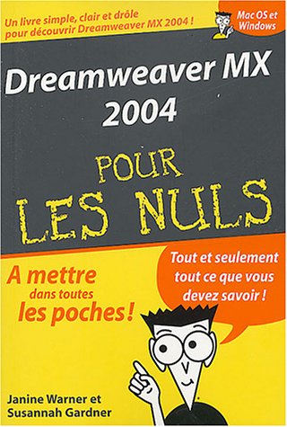 Dreamweaver MX 2004 by (Mass Market Paperback)