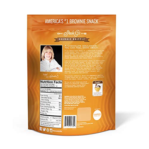 Sheila G's Brownie Brittle Salted Caramel Low Calorie, Sweets & Treats