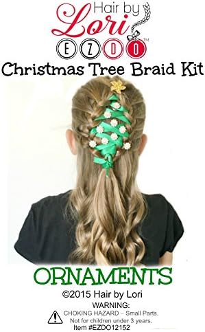 Hair by Lori EZDO Christmas Tree Braid Kit - Ornaments