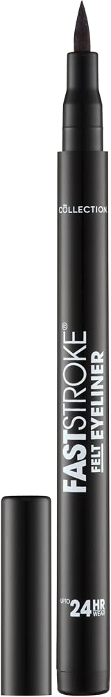 Collection Fast Stroke Felt Tip Eyeliner Black 4ml Long Lasting 24h view 2