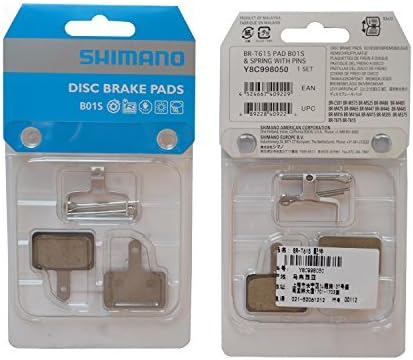 Shimano Original Package B01S Resin Disc Brake Pads &amp; Spring with Pins (2 pairs)