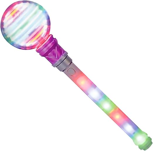 ArtCreativity Spinning Magic Ball Wand, 14 Inch LED Spin