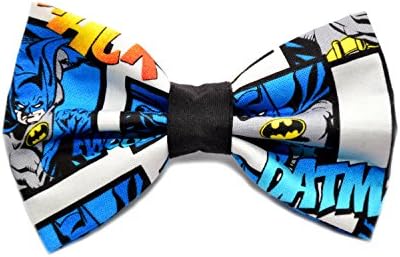 Batman Bow Tie, with Adjustable Strap, Novelty, Choose a size