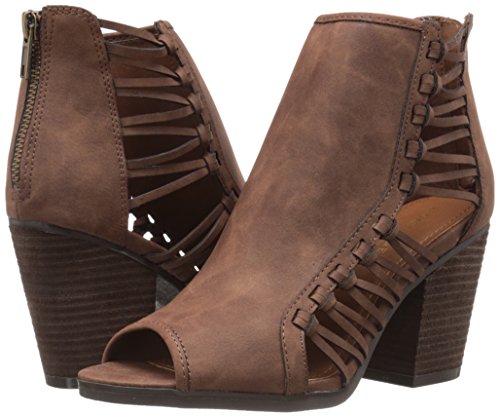 block heel peep toe booties