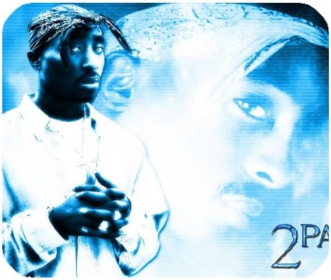 Tupac 2Pac Amaru Shakur By Duke Mousepad Personalized Custom Mouse Pad Oblong Shaped In 9.84"X7.87" Gaming Mouse Pad/Mat