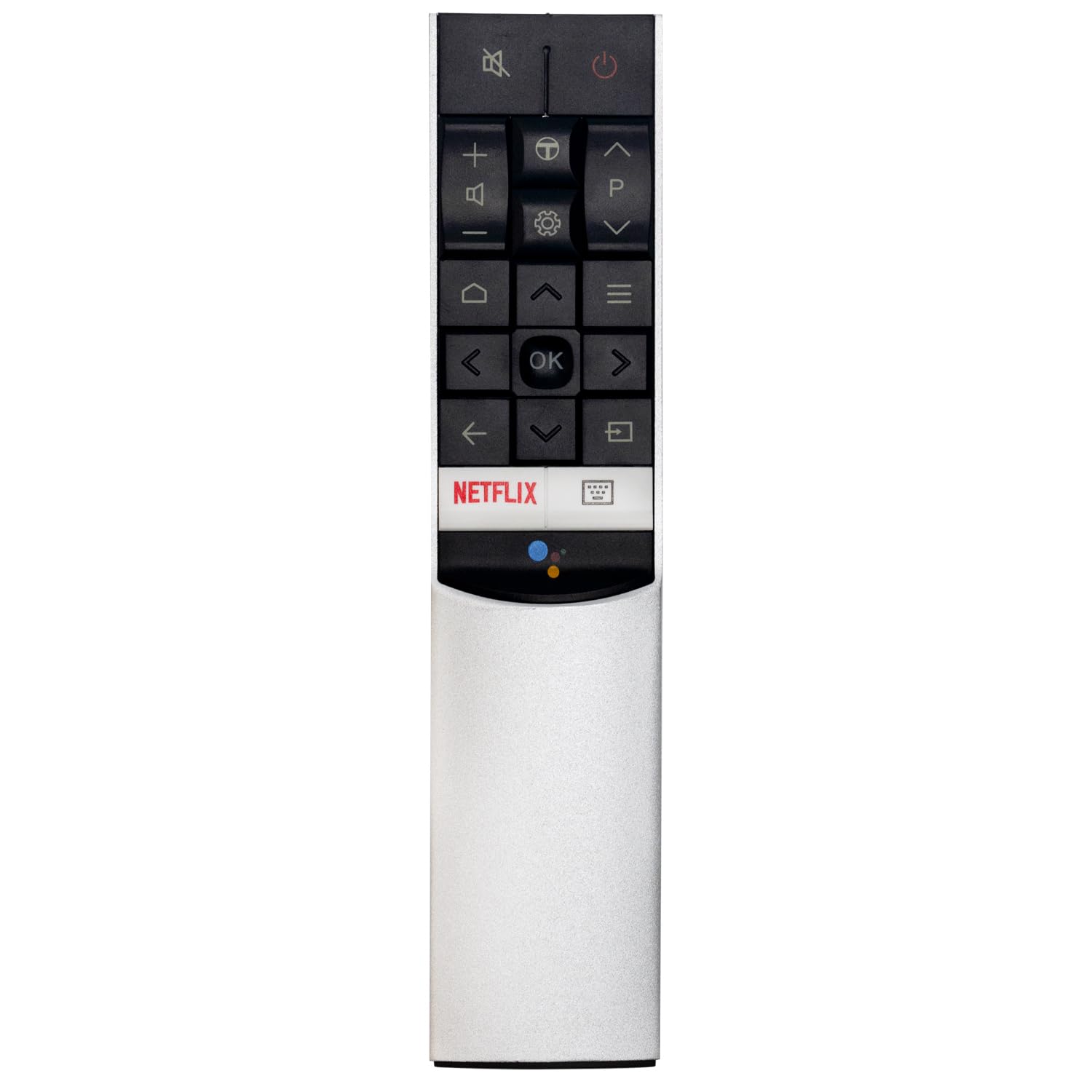 AULCMEET RC602S-JUR2 Voice Replacement Remote Control Compatible with TCL UHD HDR LED Smart Android TV C76 series 55DC760 65DC760 ES56 series 32ES560 40ES560 ES58 series 32ES580