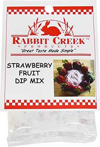 Rabbit Creek Products Strawberry Fruit Dip Mix, 3.2 Ounce