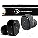 Bodenhammer True Wireless Earbuds - Memory Foam Tips & Charging Case - Black