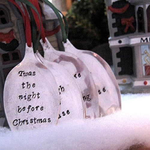 T'was the Night Before Christmas Ornaments - Spoon Ornaments
