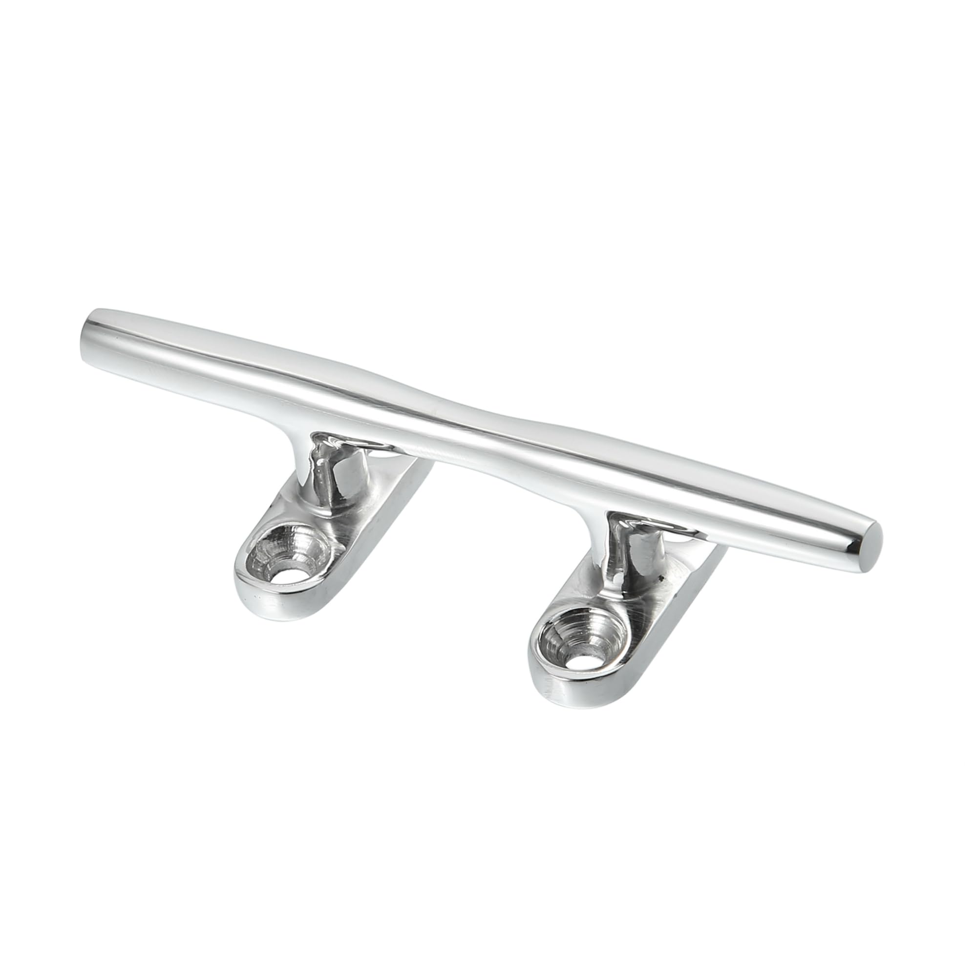 A ABSOPRO 4 Inch Stainless Steel Flagpole Cleat Hook Boat Deck Rope Cleats Long-lasting Item Replacement