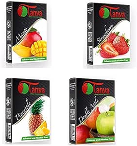 Tanya (Packs) Shisha Herbal 50G Flavor 100% Nicotine and Tobacco Free (4)