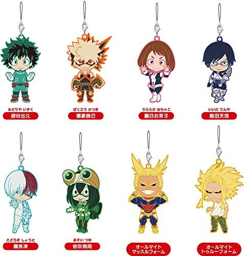 My Hero Academia Nendoroid Plus Trading Rubber Strap (Full Box of 8)