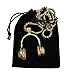 Apopo Mens Pendant Casual Jewelry Necklace Boyfriend Gift DJ Boy Necklace-Gold