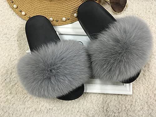 sandals with fluffy pom poms