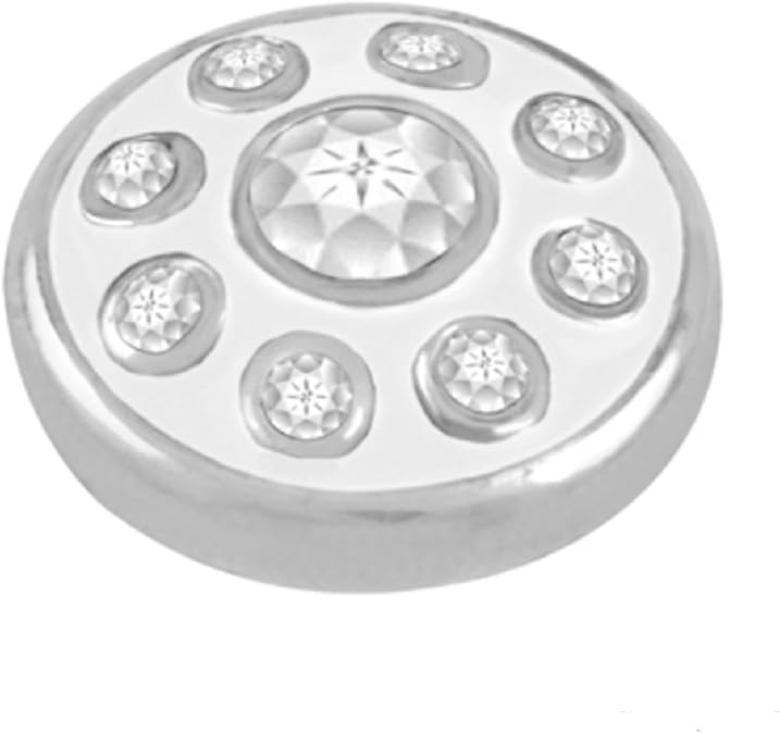 Lottie Dotties Enamel White Bling LD0530 Dottie