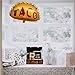 Amosfun 6pcs Taco Mylar Balloons Taco Foil Balloons Aluminium Film Balloon for Birthday Wedding Baby Shower Mexican Fiesta Party Decorations