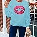 DRAGONHOO Sweatshirt for Women Print Long Sleeve O Neck Sweatshirt Hoodie Shirt Top Blouse Outwear Jacketsthumb 2