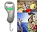 Aiernuo Digital Fish Scale Tape Measure 3.3 Ft Backlight LCD 99lb/45kg Batteries Included