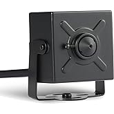 REVODATA TSEye Mini 5MP PoE IP Camera, Built in Microphone, 3.7mm Lens, Ultra HD 2880 x 1620P@20fps, Tiny PoE Home Security Cam with Audio CCTV P2P Surveillance (I706-2-P-A-TS Metal)