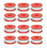 Quickload 0.065" Replacement Autofeed Spool for WORX String Trimmers (Compatible with WA0010), 12-Pack