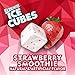 ICE BREAKERS Ice Cubes Sugar Free Gum, Strawberry Smoothie, 10 Piece (Pack of 8)