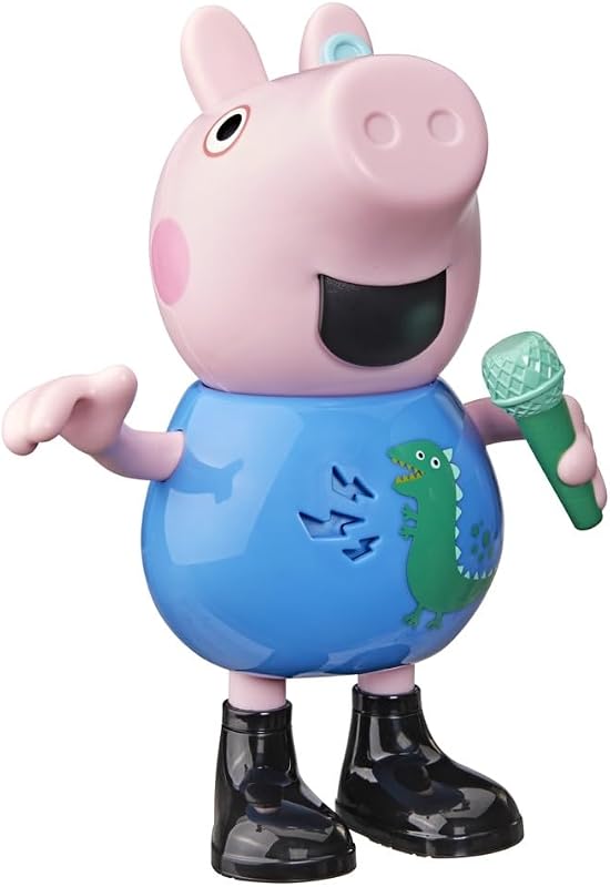 , George canta e faz piadas, figura de 20 cm, brinquedo musical com mais de 50 sons e canções, brinquedos para pré-escolares para meninas e rapazes a partir dos 3 anos - versão espanhola