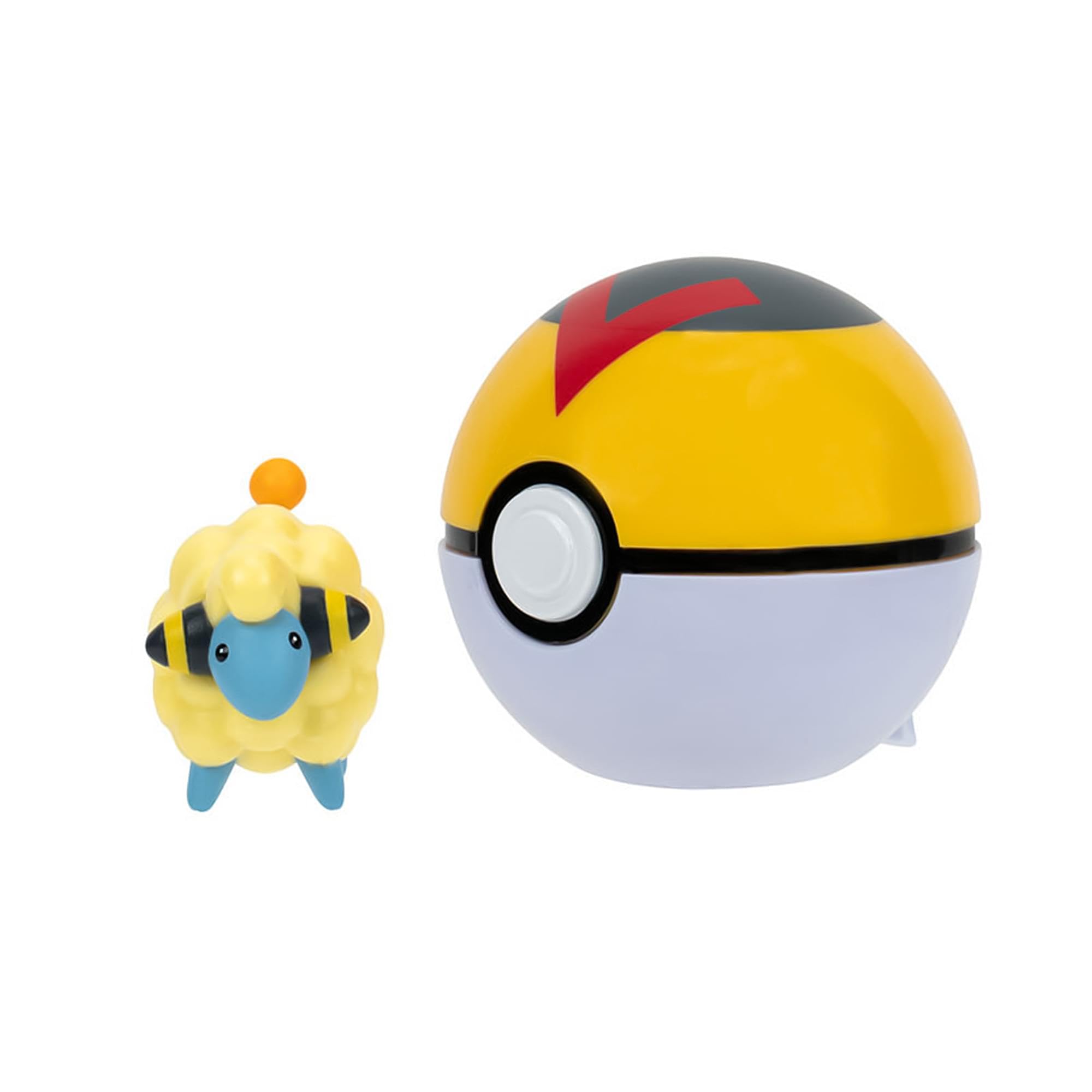Pokémon Clip ‘N’ Go Mareep Includes 2-Inch Battle Figure and Level Ball Accessory