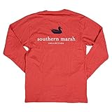 Southern Marsh Men's L/S Authentic Shirt Strawberry Fizz