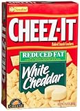 Cheez-It Baked Snack Crackers, Reduced Fat White Cheddar, 11.5-Ounce Boxes (Pack of 4)