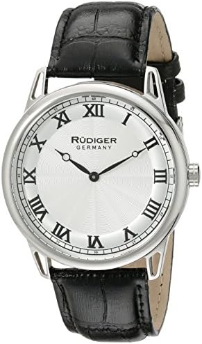 Rudiger Men's R2800-04-001 Ulm Analog Display Quartz Black Watch