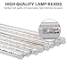 Topist Falling Rain Decoration Lights, Waterproof LED Meteor Shower Lights with 30cm 8 Tube 144 LEDs, Icicle Snow Fall String Cascading Lights for Party, Holiday, Xmas Tree, Garden Decoration (White)