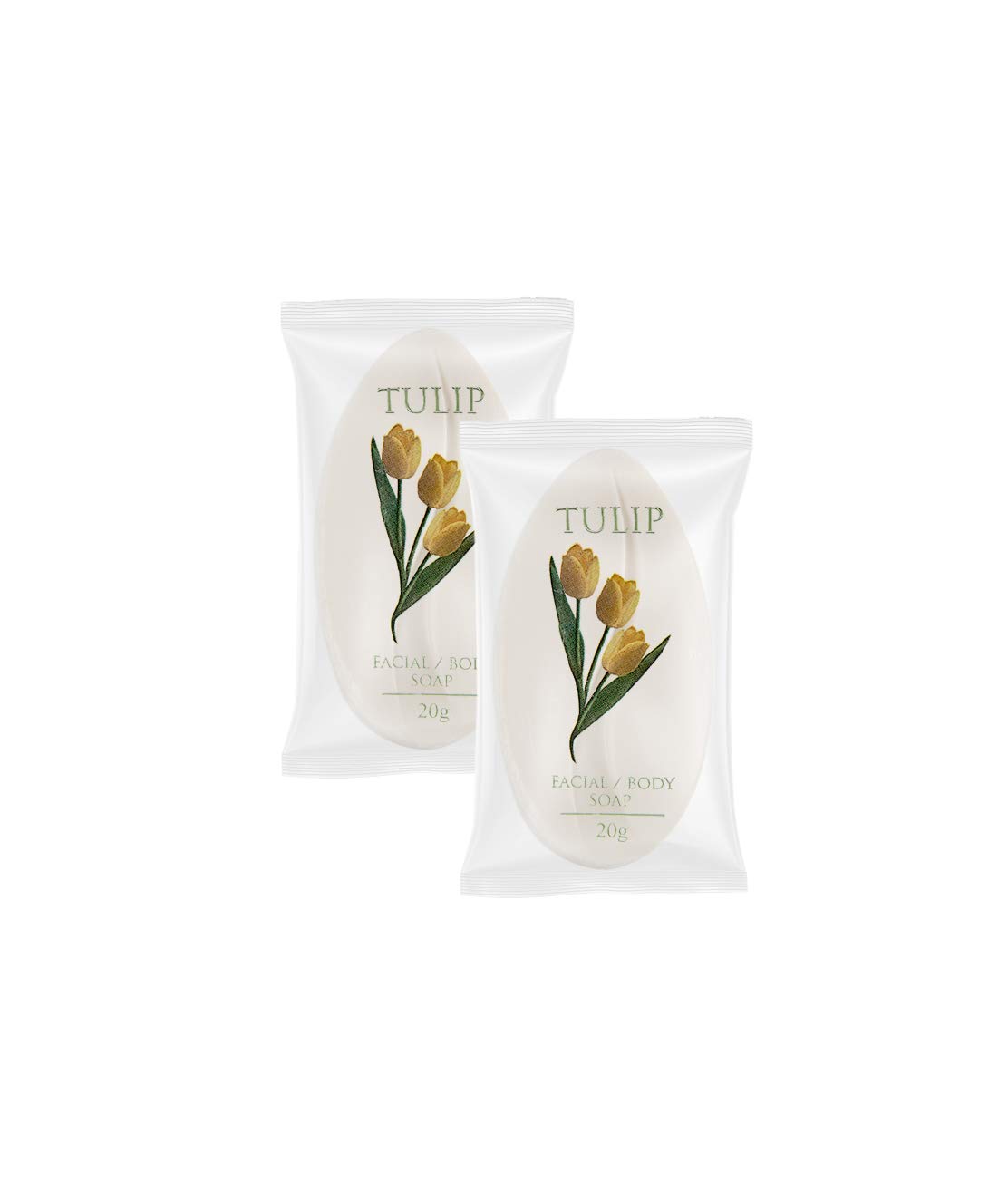TULIP 108 Count Travel/Spa Facial Body Soap 0.7 Ounce Hotel Size In Bulk Individually Wrapped Scented With A Fresh Fragrance