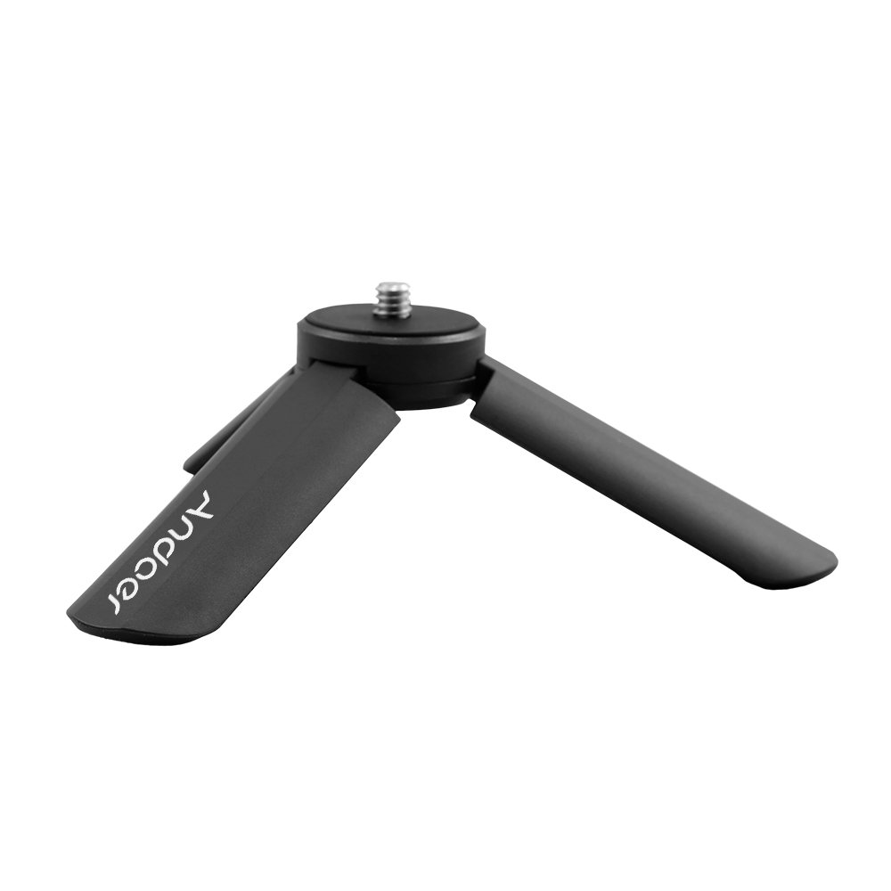 Andoer Mini Portable Tripod And Grip Stabilizer Foldable Time Lapse Photography Stand Desktop Tabletop Tripod For Feiyu WG2 G5 SPG Series Vimble C Summon WG WGS G4S G4 Pro Gimbal