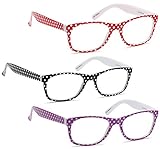 AV Best Deal Multiple Packs of Fashion Readers Reading Glasses for Men and Women