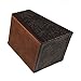 Top Grade Vintage Retro Flower PU Leather Desktop Storage Office Desktop Organizer Remote Control Holder