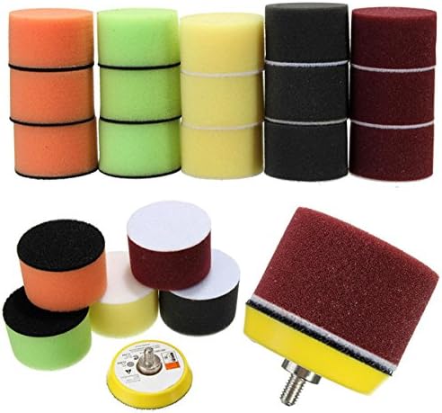 16pcs 2 Inch Sponge Flat Polishing Buff Pad for Car Polisher