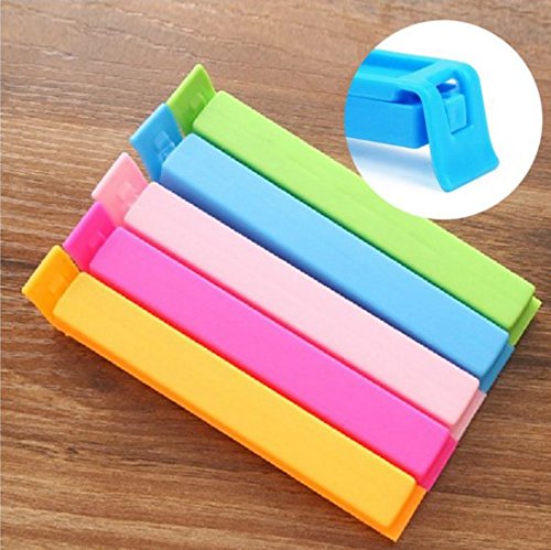VNDEFUL 12PCS 10.5CM Food Preservation Sealing Clip, Suitable For All Kinds Of Plastic Soft Bags And Open Food Bags.