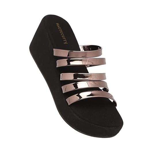 Buy Haute Curry Womens Casual Wear Slipon Wedges_Bronze at