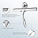 Baban Shower Squeegee Glass Squeegee Window Squeegee All-Purpose Squeegee for Bathroom/Kitchen/Car Glass/Mirror/Restaurant, Stainless Steel Squeegee with Suction Cup Hooks Holder, 9.6 Inch