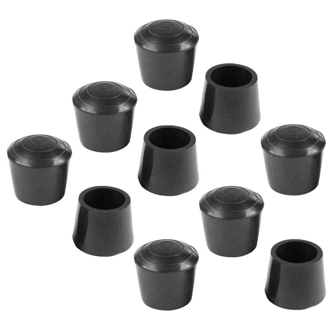 sourcing map 10pcs Chair Leg Tips Caps 32mm 1 1/4 Inch Anti Slip Rubber Furniture Table Feet Cover Floor Protector Reduce Noise Prevent Scratches