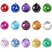 SunAngel Colored Glass Crystal Ball Prisms Pendant, Rainbow Pendants Maker,Hanging Crystal Prisms for Feng Shui/ Wedding/Home/Office Decor (30MM Prism Balls-15Pack)