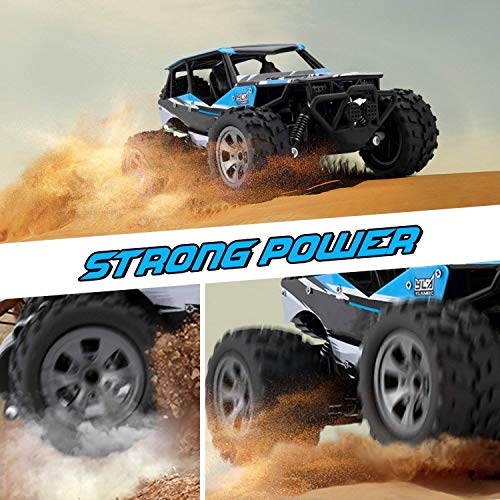 RC Car for Kids, Remote Control Car High-Speed Off Road 1:12 Scale Desert Buggy Vehicle 2.4Ghz 2WD Electric Racing Car, Best Toy Car for Kids - Thumbnail 3