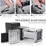 Sopito Electric Potato Chip Cutter 58W Stainless Steel 1/2 inch Blade view 7