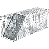 Havahart 1089  Collapsible One-Door Live Animal Cage Trap for Raccoon, Stray Cat,  Groundhog, Opossum, and Armadillos