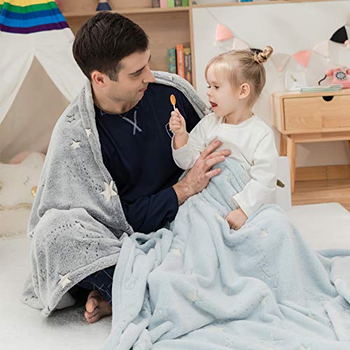 Cozy Bliss Glow in The Dark Throw Blanket, 40