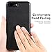 BENKS iPhone 8 Plus 7 Plus Leather Case Cover, Ultra Thin Slim Fit Protective Cover Skin with Invisible Metal Plate Build-in Work with Magnetic Car Mount (Black for iPhone 8 Plus 7 Plus, 5.5-Inch)