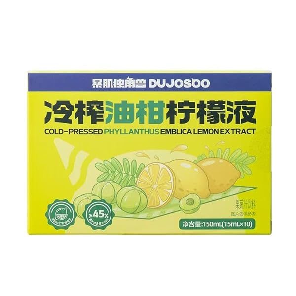 REAL LEMON JUICE, COLD-PRESSED LEMON JUICE CONCENTRATE DRINK MIX, 20 SINGLE-SERVE PACKETS, 15ML EACH. LIQUID WATER ENHANCER. PRESERVES NATURAL VITAMINS WITH COLD-PRESS TECHNOLOGY. MIX WITH WATER, TEA, OR SMOOTHIES IN SECONDS!