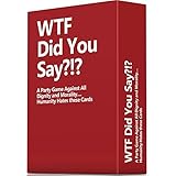 WTF Did You Say A Party Game Against All Dignity and Morality Full Game, XL Set of 594 Cards